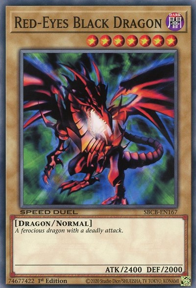 Red-Eyes Black Dragon (SBCB-EN167) [Speed Duel: Battle City Box]