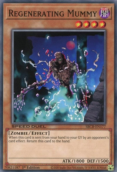 Regenerating Mummy (SBCB-EN177) [Speed Duel: Battle City Box]