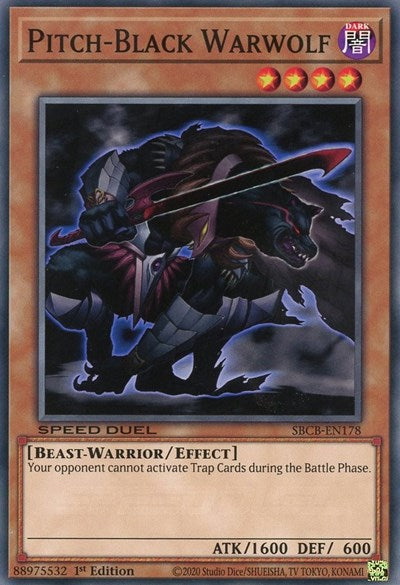 Pitch-Black Warwolf (SBCB-EN178) [Speed Duel: Battle City Box]