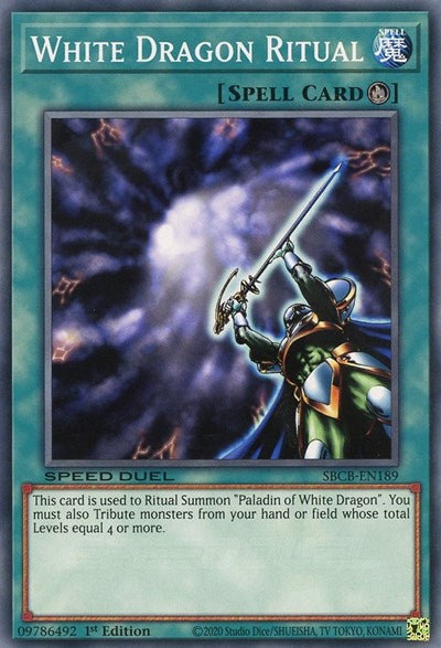White Dragon Ritual (SBCB-EN189) [Speed Duel: Battle City Box]