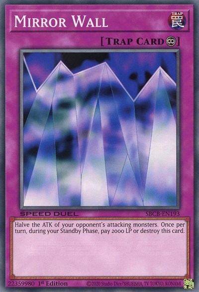 Mirror Wall (SBCB-EN193) [Speed Duel: Battle City Box]