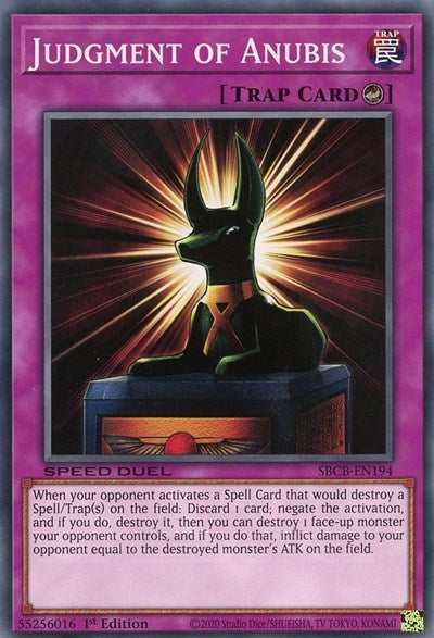Judgment of Anubis (SBCB-EN194) [Speed Duel: Battle City Box]