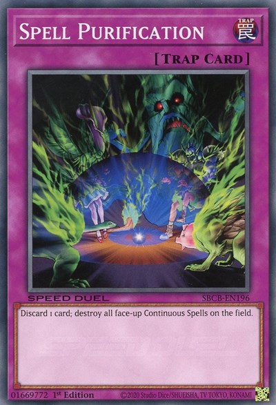 Spell Purification (SBCB-EN196) [Speed Duel: Battle City Box]
