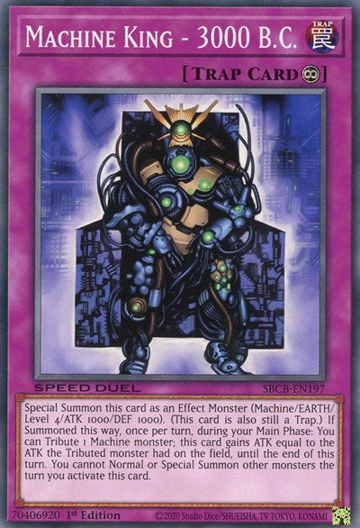 Machine King - 3000 B.C. (SBCB-EN197) [Speed Duel: Battle City Box]