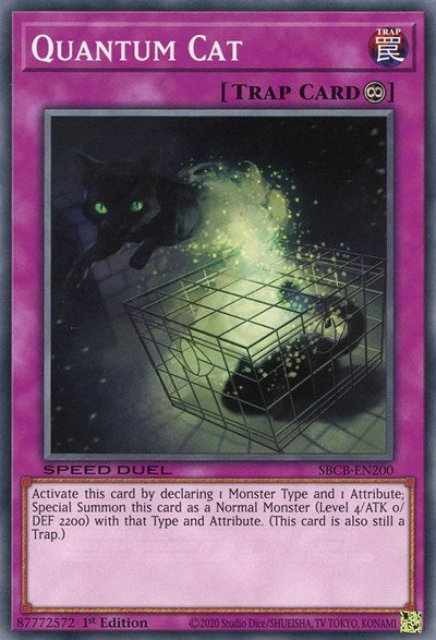 Quantum Cat (SBCB-EN200) [Speed Duel: Battle City Box]