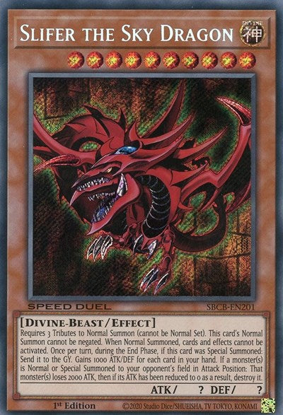 Slifer the Sky Dragon (SBCB-EN201) [Speed Duel: Battle City Box]