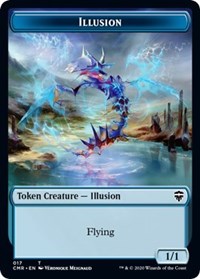 Illusion // Saproling Double-Sided Token (17 // 22) [Commander Legends]