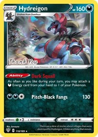 Hydreigon - 110/189 [Thank You] (110/189) [Miscellaneous Cards & Products]