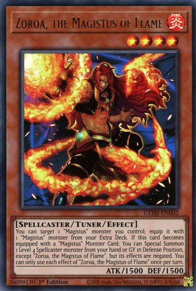 Zoroa, the Magistus of Flame (GEIM-EN002) [Genesis Impact]