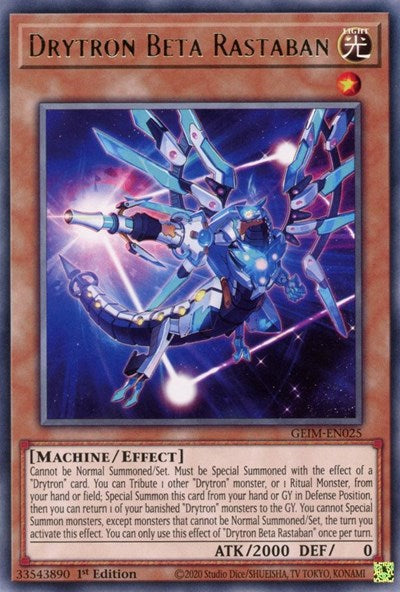 Drytron Beta Rastaban (GEIM-EN025) [Genesis Impact]