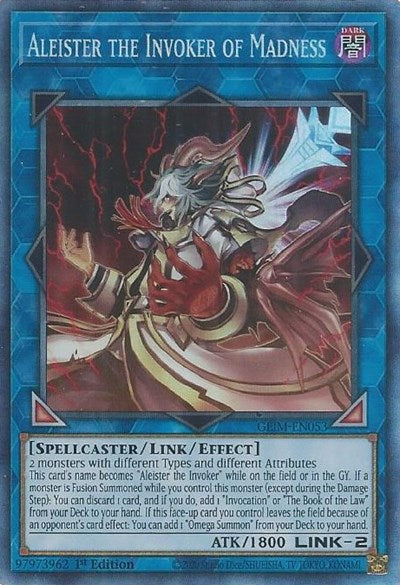 Aleister the Invoker of Madness (CR) (GEIM-EN053) [Genesis Impact]