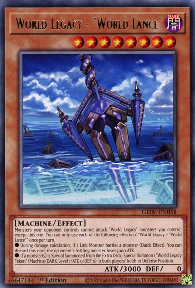 World Legacy - "World Lance" (GEIM-EN058) [Genesis Impact]