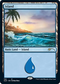 Island (102) (Bob Ross) (102) [Secret Lair Drop Series]
