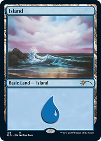 Island (103) (Bob Ross) (103) [Secret Lair Drop Series]