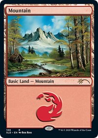 Mountain (106) (Bob Ross) (106) [Secret Lair Drop Series]