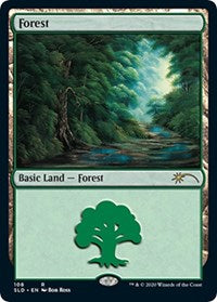 Forest (108) (Bob Ross) (108) [Secret Lair Drop Series]