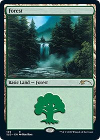 Forest (109) (Bob Ross) (109) [Secret Lair Drop Series]