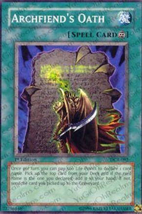 Archfiend's Oath (DCR-092) - Dark Crisis Unlimited