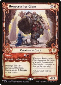 Bonecrusher Giant (Showcase) (291/269) [The List Reprints]