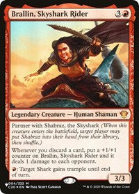 Brallin, Skyshark Rider (004/322) [The List Reprints]