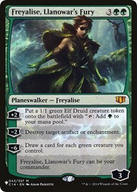 Freyalise, Llanowar's Fury (043/337) [The List Reprints]