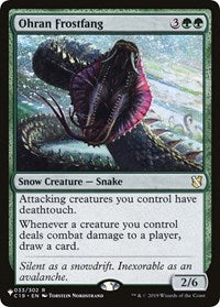 Ohran Frostfang (033/302) [The List Reprints]