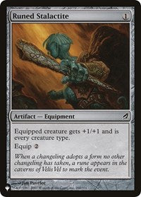 Runed Stalactite (260/301) [The List Reprints]