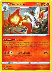 Cinderace - 034/202 (Cosmos Holo) (034/202) [Miscellaneous Cards & Products]