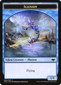 Illusion // Bear Double-Sided Token (5 // 11) [Modern Horizons]