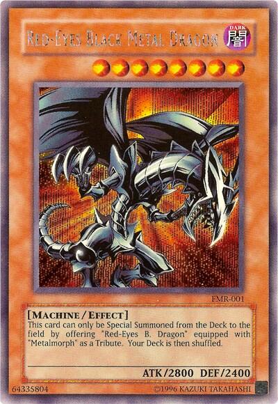 Red-Eyes Black Metal Dragon (Forbidden Memories) (FMR-001) [Yu-Gi-Oh! Video Game Promotional Cards]
