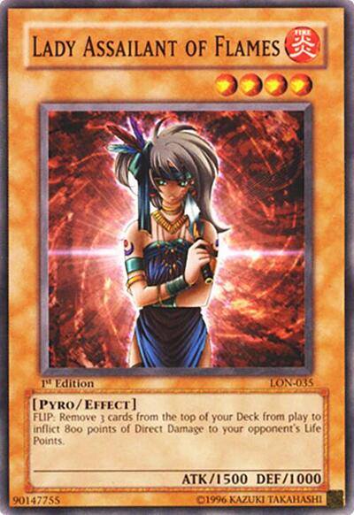 Lady Assailant of Flames (LON-035) [Labyrinth of Nightmare]
