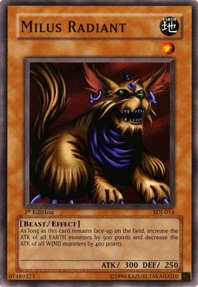 Milus Radiant (SDJ-014) [Starter Deck: Joey]