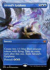 Alrund's Epiphany (Borderless) (295) [Kaldheim]