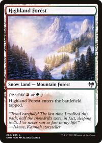 Highland Forest (261) [Kaldheim]