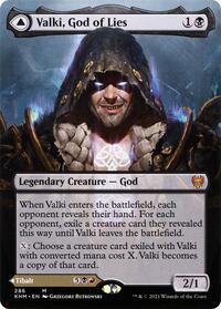 Valki, God of Lies (Borderless) (286) [Kaldheim]