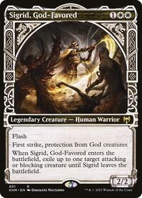 Sigrid, God-Favored (Showcase) (301) [Kaldheim]
