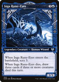 Inga Rune-Eyes (Showcase) (304) [Kaldheim]