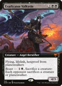 Eradicator Valkyrie (Extended Art) (353) [Kaldheim]