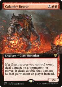Calamity Bearer (Extended Art) (356) [Kaldheim]
