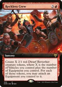 Reckless Crew (Extended Art) (359) [Kaldheim]