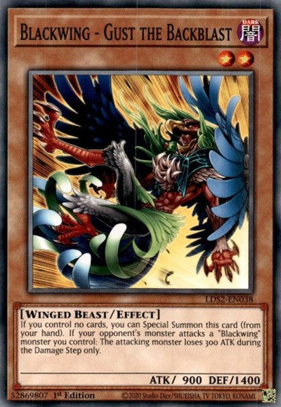 Blackwing - Gust the Backblast (LDS2-EN038) [Legendary Duelists: Season 2]