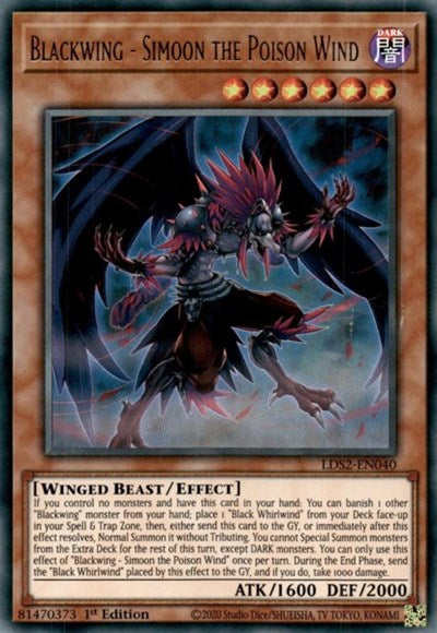 Blackwing - Simoon the Poison Wind (LDS2-EN040) [Legendary Duelists: Season 2]