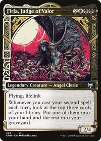 Firja, Judge of Valor (Showcase) (322) [Kaldheim]