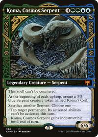 Koma, Cosmos Serpent (Showcase) (326) [Kaldheim]