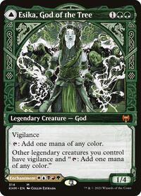 Esika, God of the Tree (Showcase) (314) [Kaldheim]