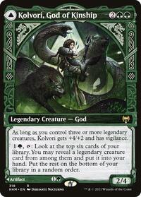 Kolvori, God of Kinship (Showcase) (318) [Kaldheim]