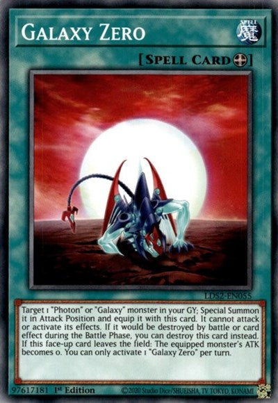 Galaxy Zero (LDS2-EN055) [Legendary Duelists: Season 2]