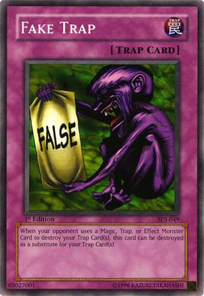 Fake Trap (SDJ-049) [Starter Deck: Joey]