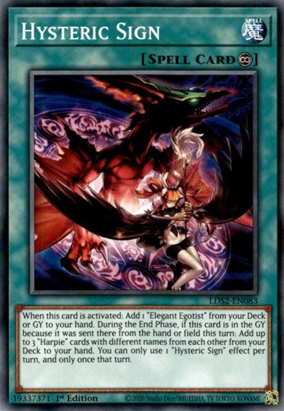 Hysteric Sign (LDS2-EN083) [Legendary Duelists: Season 2]