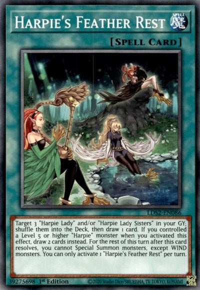 Harpie's Feather Rest (LDS2-EN086) [Legendary Duelists: Season 2]